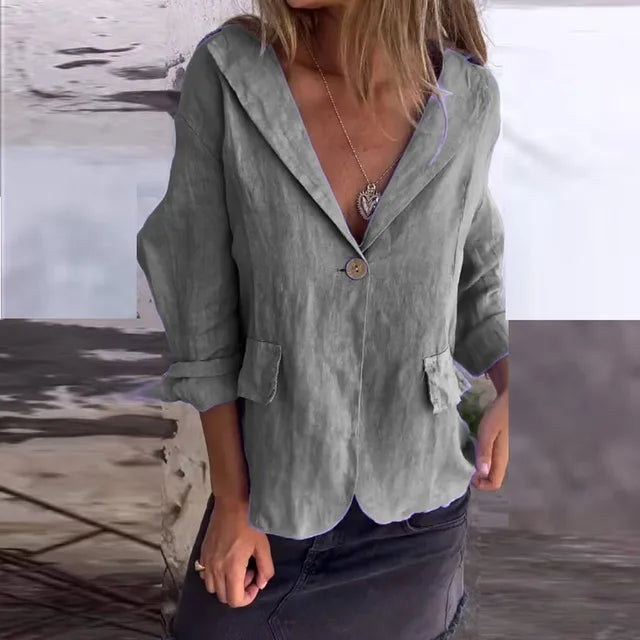 Kvinnors Lätt Jacka Elegant Polyester-2
