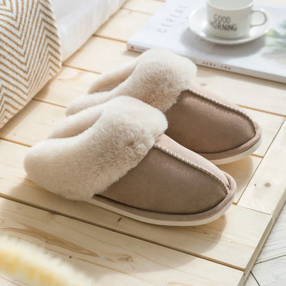 Dam Tofflor Fodrat Material Mysiga Slip-On Design-6