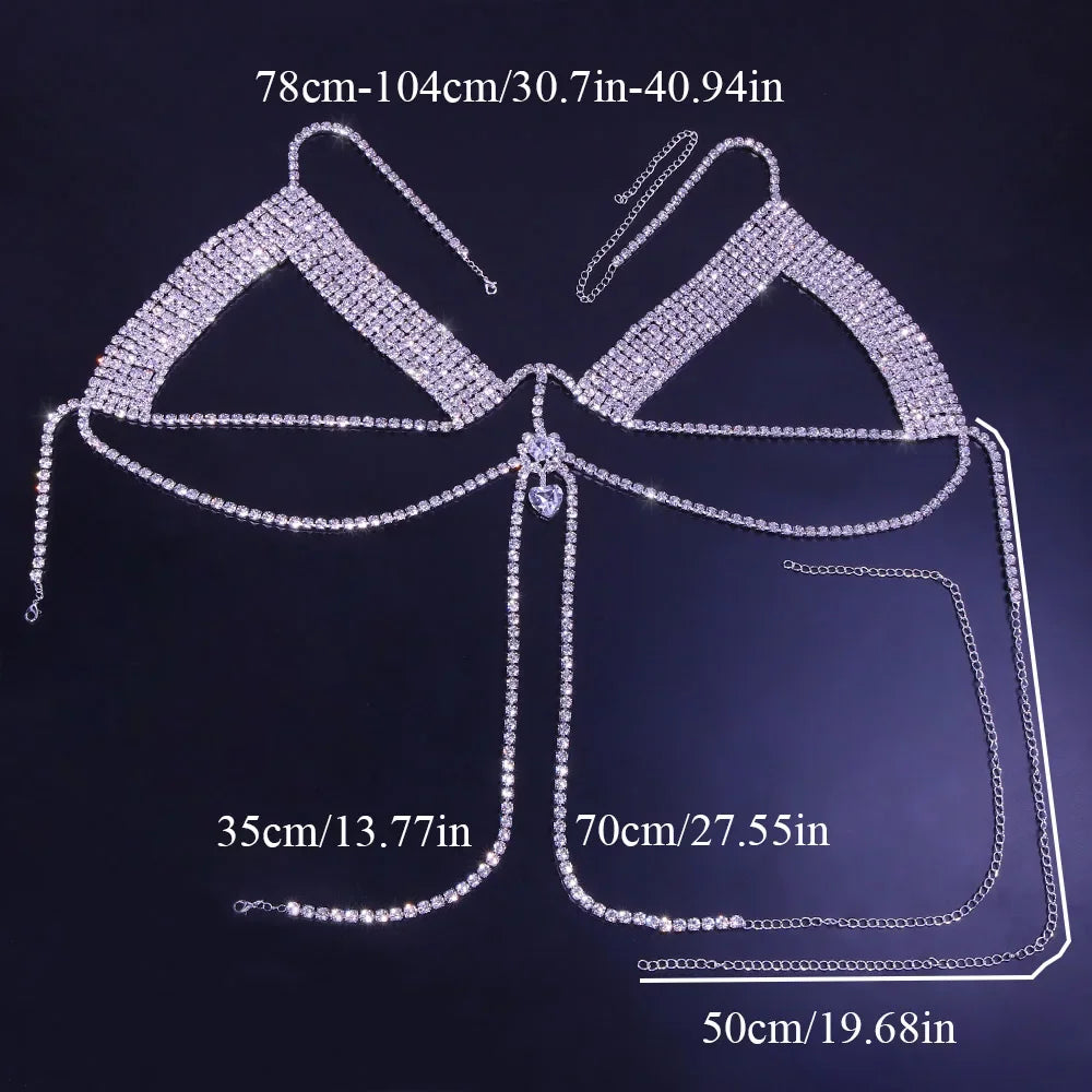 Variant image for Kvinnors Kroppsmycken Geometrisk Design med Strass Koppar-1