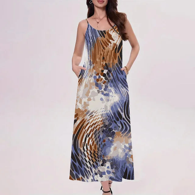 Variant image for Kvinna Klänning Avslappnad Luftig 100% Bomull-33