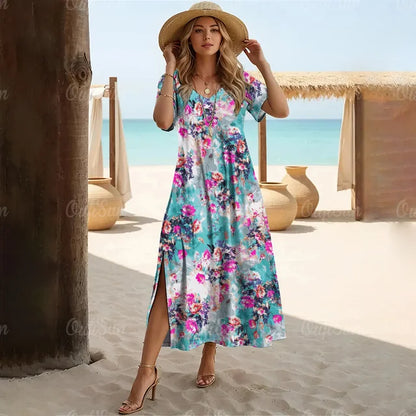 Variant image for Kvinnors Klänning Lätt Polyester Trendig-33