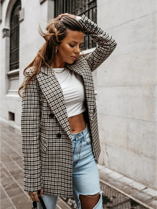 Herrar Blazer Klassisk Passform Polyester Tidlös Stil-1