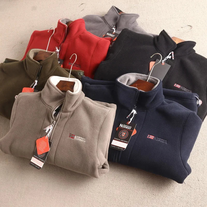 Herrjacka Vindtät Polyester Modern Passform För Utomhusaktiviteter-3