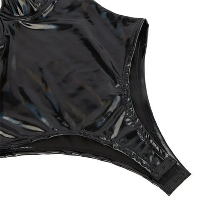 Kvinnors Bodysuit Flair Polyester Spandex 5