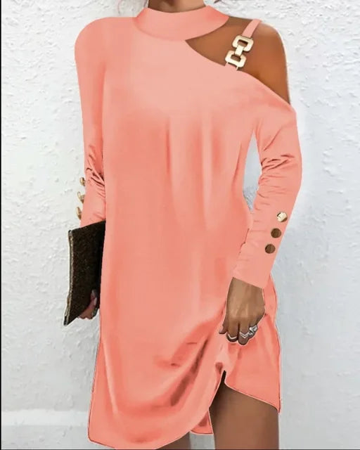 Fina Dam Klänningar Lätt och Praktisk 100% Bomull-2