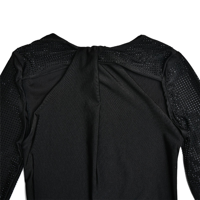 Lång Klänning Dam Empire Spandex Maxi Klänning Vristlängd Elegant Festklänning-5