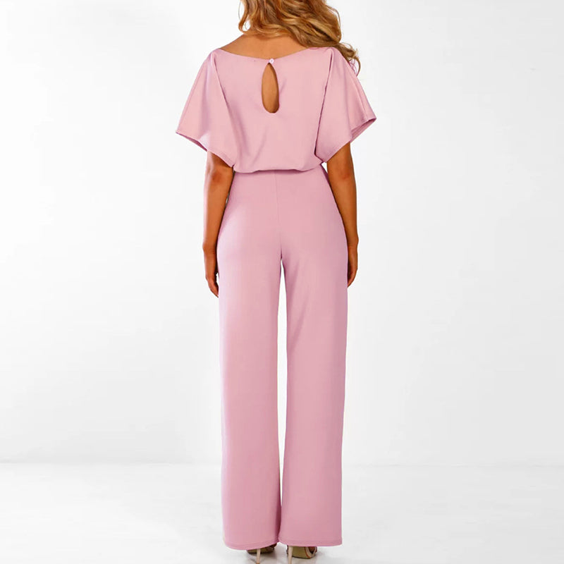 Dam Jumpsuit Enkel Stil Andningsbart Material-4