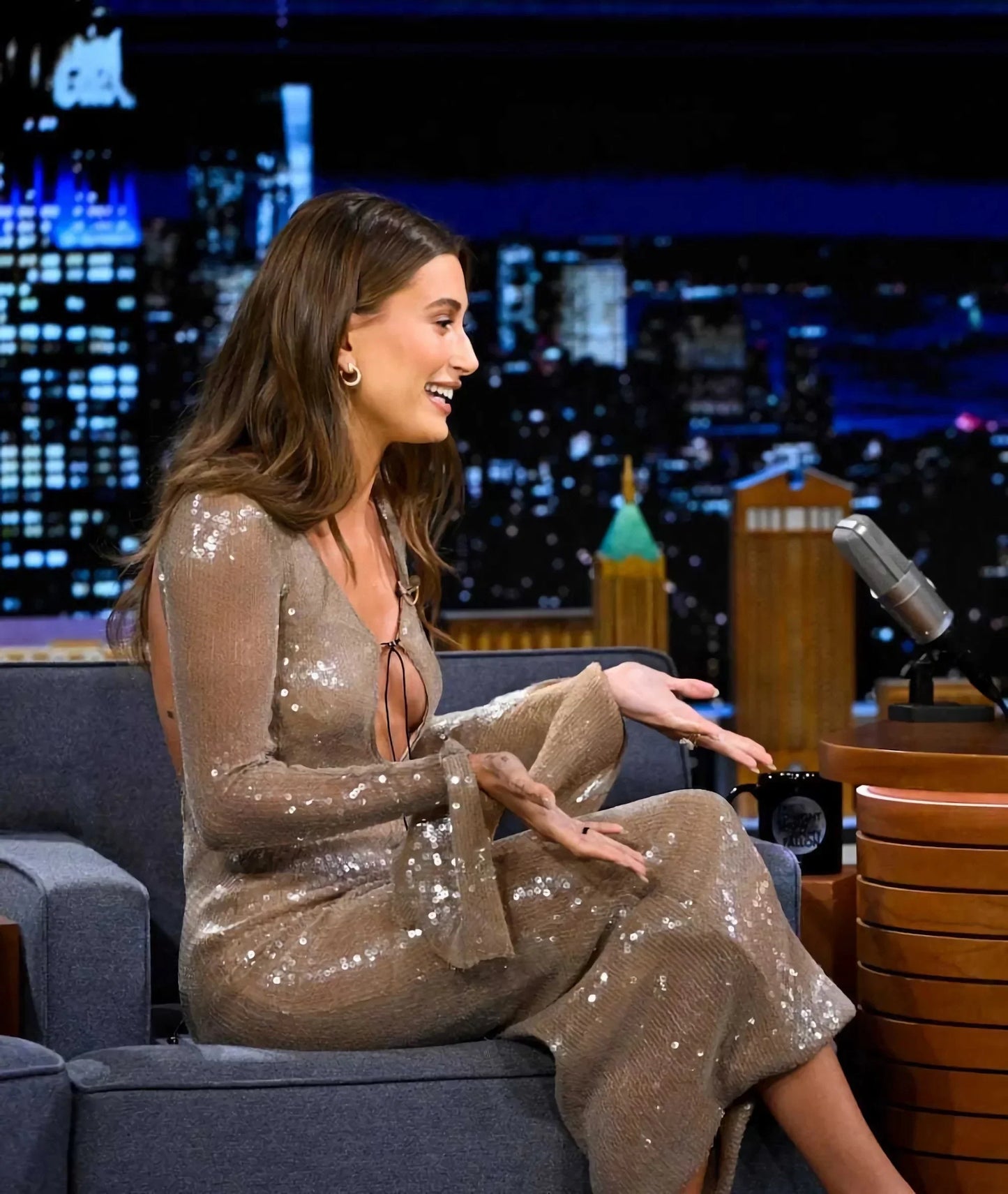 Maxiklänning Dam Enfärgad Med Nät Accenter Polyester Elastan-4