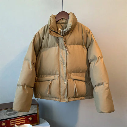 Dam Vinterjacka Löst Passform Polyester 6