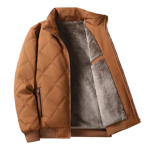 Vinterjacka för Män, Quiltad Varm och Väderresistent, Normal Passform, Maskintvättbar, Flera Storlekar S-4XL 1