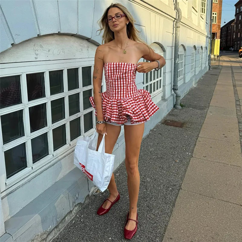 Dam Blus Axelfri Kontrollerad Design Polyester Spandex-5