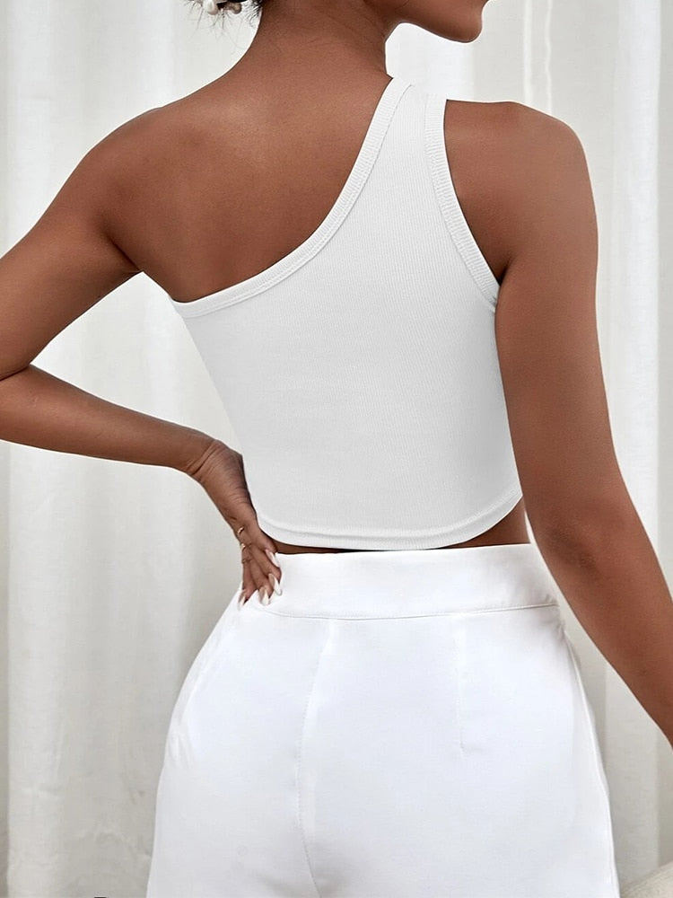 Dam Crop Top Utsnitt Sömlös Nylon Spandex-4