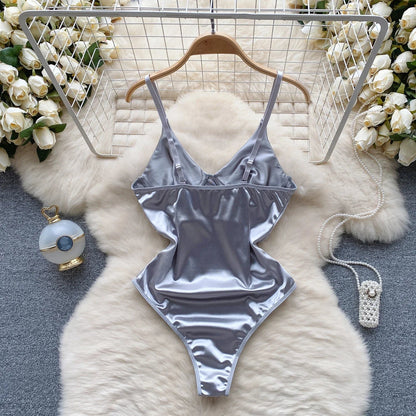 Dam Bodysuit Enkel Design Polyester 3