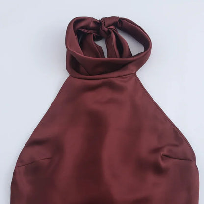 Dam Maxiklänning Elegant Polyester Golvlång Slangklänning-6