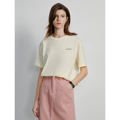 Dam T Shirtklänning med Tryck i Mjuk Bomull-4