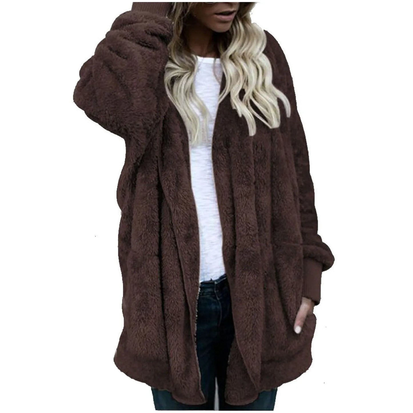 Kvinnors Jacka Bekväm Design Högkvalitativ Polyester 3