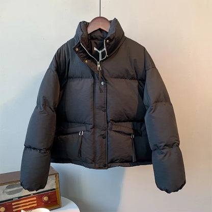 Dam Vinterjacka Löst Passform Polyester 2