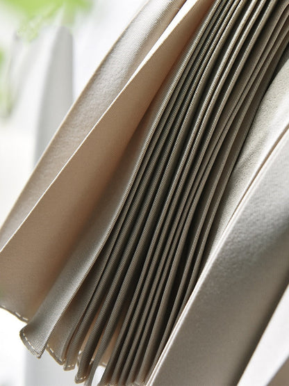 Kvinnors Veckad Ankelkjol Polyester-2