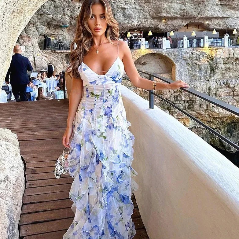 Variant image for Kvinnor Klänning Elegant Mönster Mjuk Tyg-1