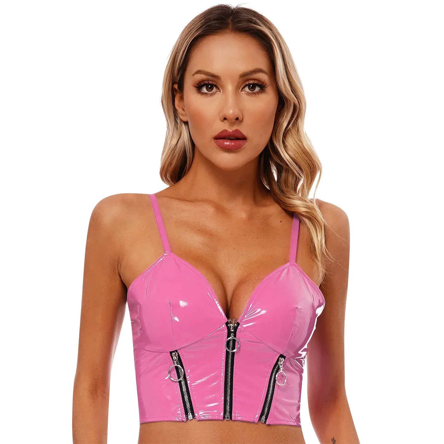 Festtoppar Dam Enkel Design Polyester Spandex-5