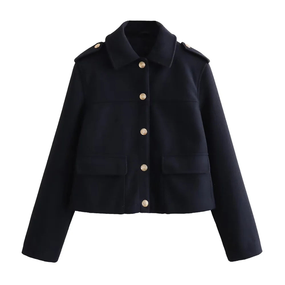 Damjacka Varm Elegant Högkvalitativ Polyester-1