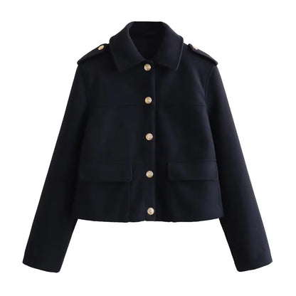 Damjacka Varm Elegant Högkvalitativ Polyester-1
