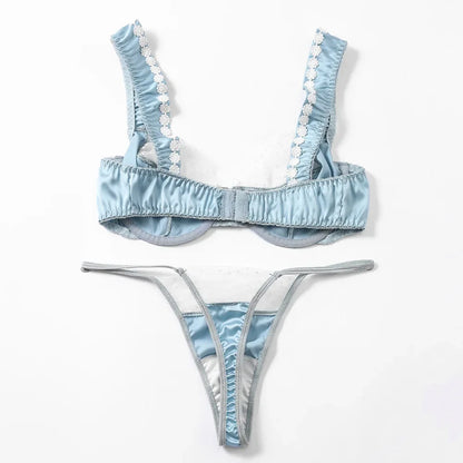 Dam BH-set Mjuk Polyester och Bomull 2