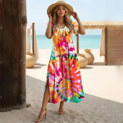 Variant image for Kvinnors Klänning Lätt Polyester Trendig-25