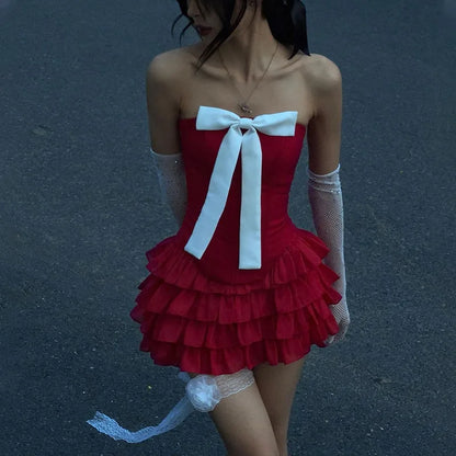 Kvinnors Färgglad Cheer Set i Spandex och Polyester – Mini Längd med Elastisk Midja och Ruffle Detaljer 6