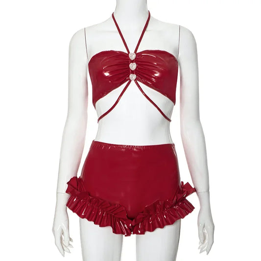 Dam Träningsshorts Avslappnad Polyester Spandex-1