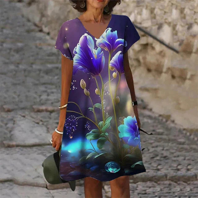 Variant image for Kvinnors Enkel Klänning Högkvalitativt Material-52