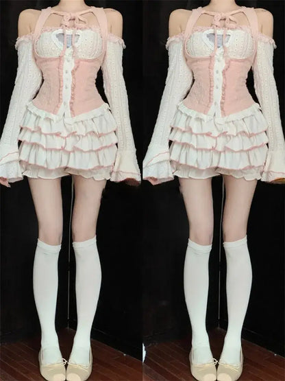 Dam A-linjeformad Kjol med Slinga Polyester 4