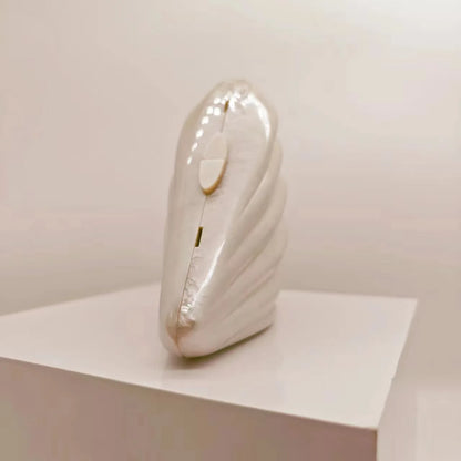 Dam Handväska Elegant Musselform Plast med Kedjedekoration-2