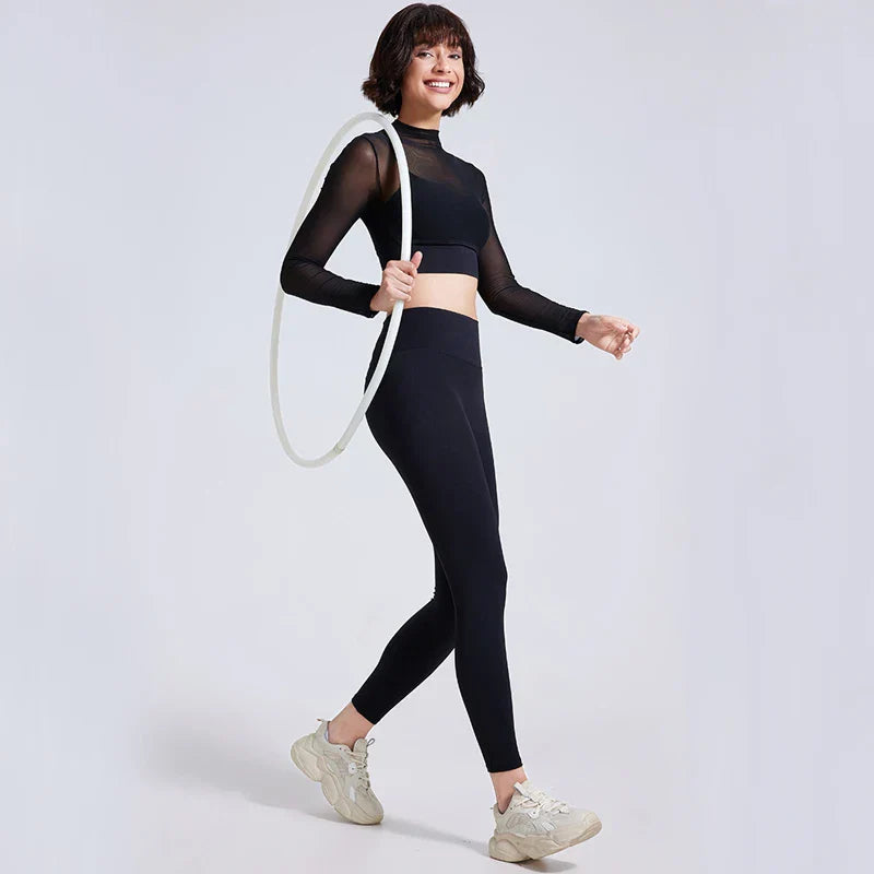 Variant image for Dam Leggings Set Stretchigt Nylon Elegant Hög Midja-17