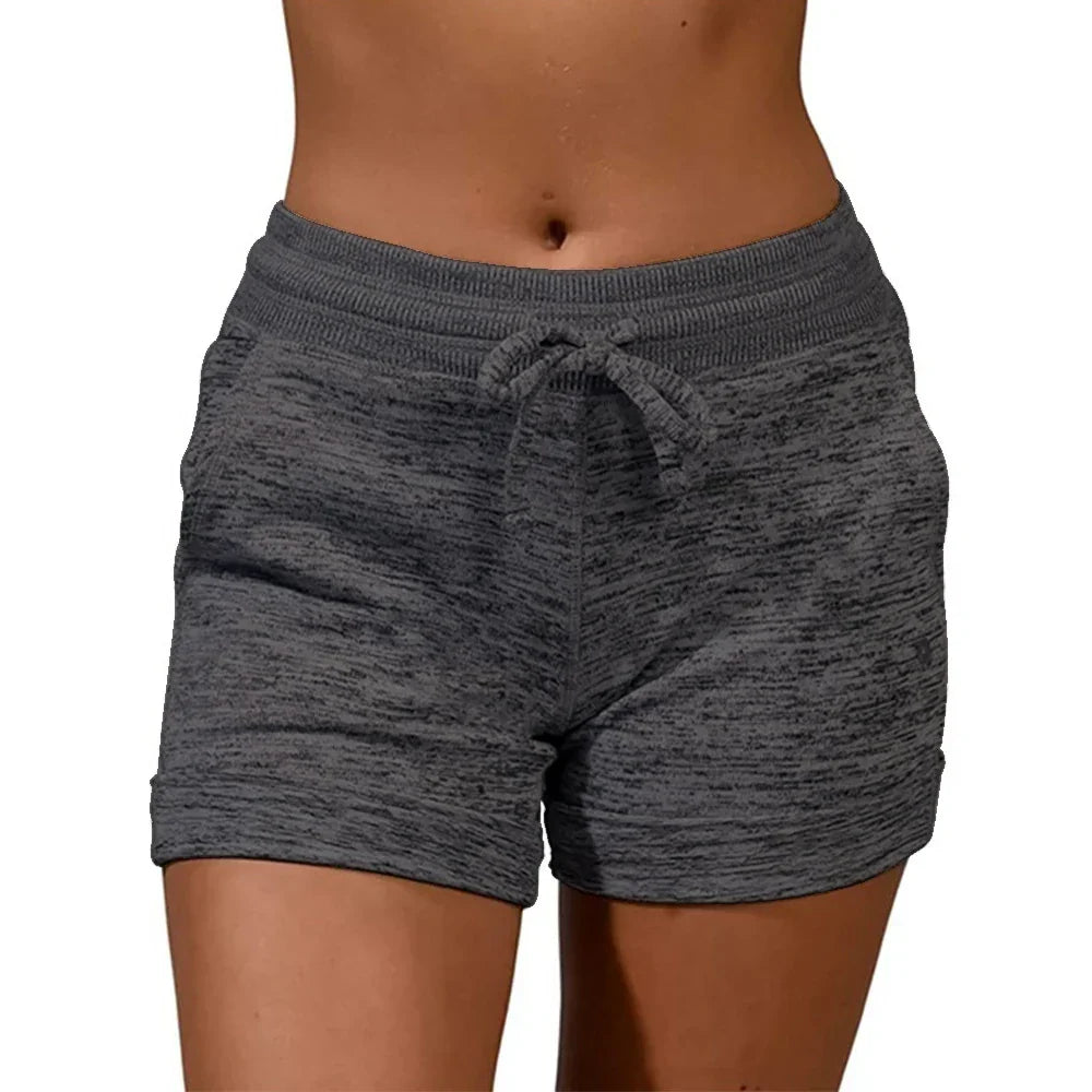 Herr Shorts Justerbar Sladd Elastisk Polyester med Fickor-1