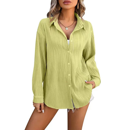 Variant image for Vit Dam Blus Modern Avslappnad Polyester-5