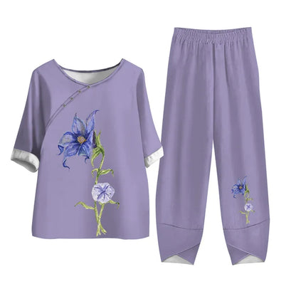 Variant image for Kvinnors Kort Klänning Enkel Bomull för Sommar-33