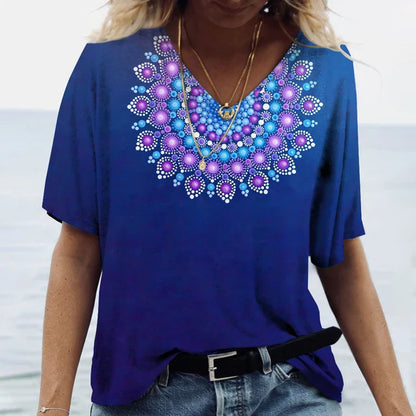 Dam Kort Klänning Elegant och Luftig Polyester-1