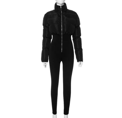 Dam Jumpsuit Elegant Design Bomull Polyester-6