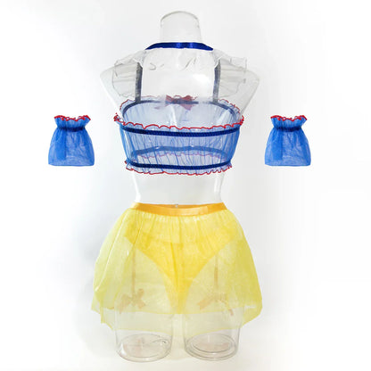 Damunderkläder Set Snygga Underkläder i Mjuk Polyester-6