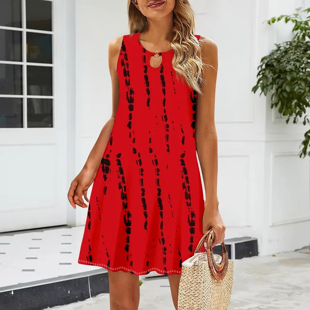 Elegant Kvinnors Klänning i Polyester med Tidlös Design – Perfekt för Vardag och Fest, Flera Storlekar 14