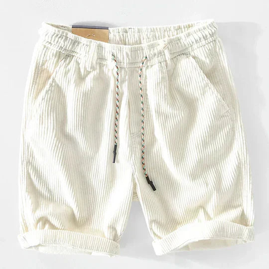 Dam Sommarshorts Bekväm Högmidjad 100% Bomull-2