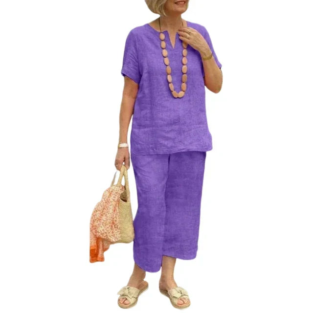 Variant image for Snygga Byxor Dam Avslappnad Bomull-12