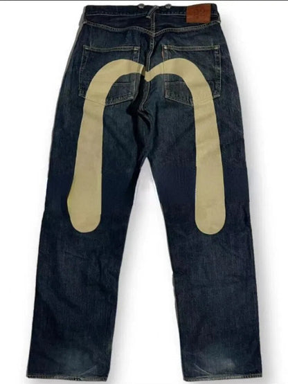 Avslappnade Dam Jeans i Mjuk Bomull, Ankel-Längd, Rak Silhuett med Fickor – Ljusa Tona 7