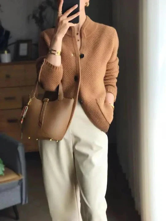 Kvinnors Kappa i Ren Kashmirull Elegant Timeless Design 3
