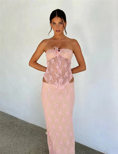 Damset Ärmlös Top Polyester Tryckt Mönster-5