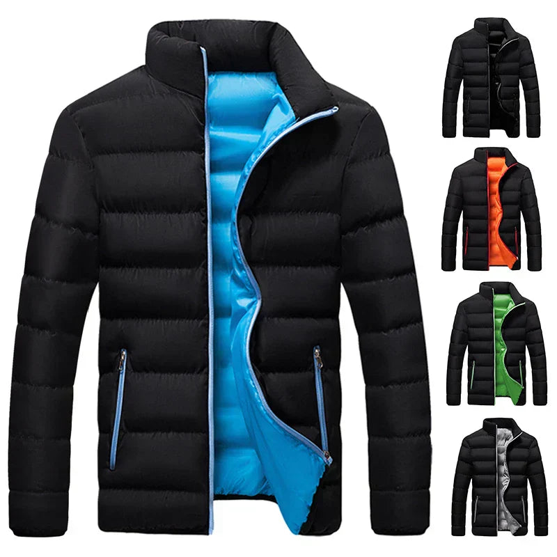 Termisk Damjacka i Polyester med Fickor – Modern och Isolerande Jacka för Kalla Dagar, Perfekt för Vardagsbruk 4