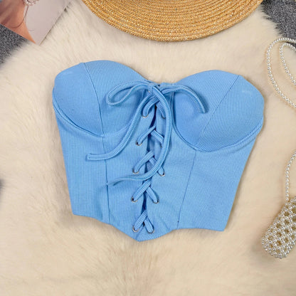 Variant image for Dam Bustier Enfärgad Polyester Klubbplagg-13