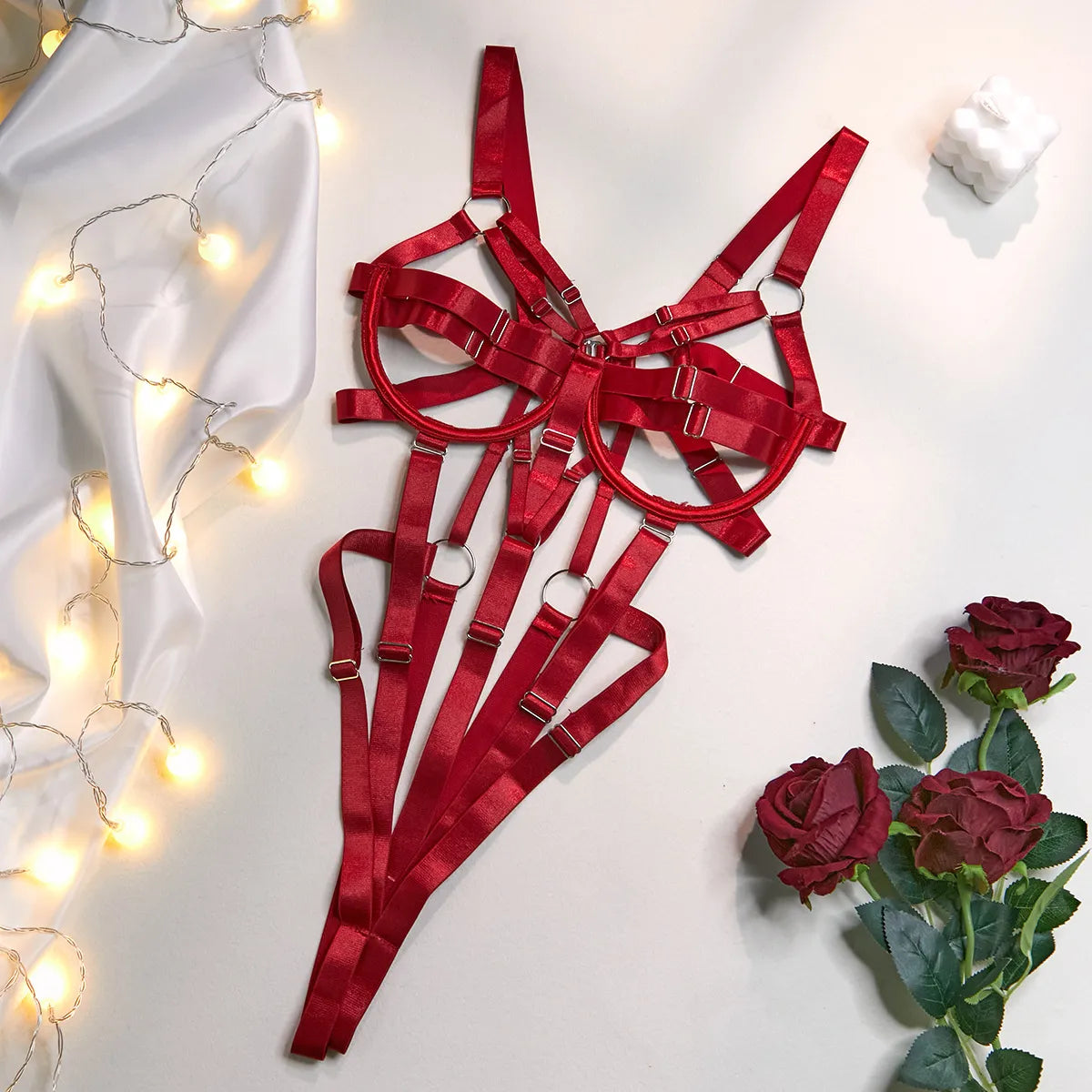 Variant image for Dam Teddies Monokrom Polyester Spandex-7