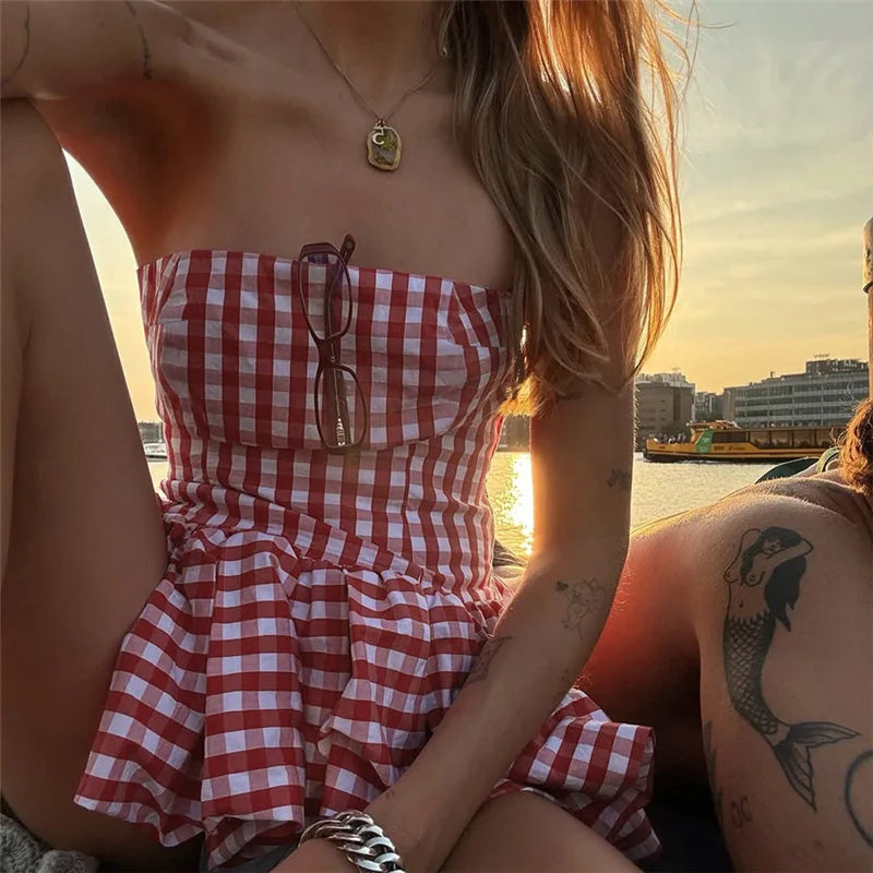 Dam Blus Axelfri Kontrollerad Design Polyester Spandex-3